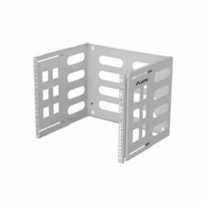 Lanberg Folding Bracket Wall-mount 19" 8U 497x400/240 | FB01-5408-10S | Gray - Image 2