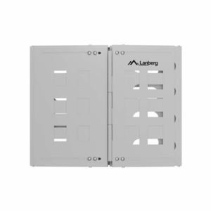 Lanberg Folding Bracket Wall-mount 19" 8U 497x400/240 | FB01-5408-10S | Gray - Image 4