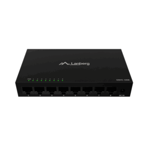 Lanberg Switch 8x1GB/s Unmanagment Gigabit Ethernet Desktop 12V metal case | DSM1-1008 - Image 5