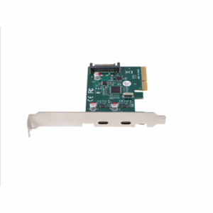 Lanberg PCI-Express X1 Card to 2X USB-C 3.2 GEN 2X1 Low profile | PCE-UC3-002 - Image 2