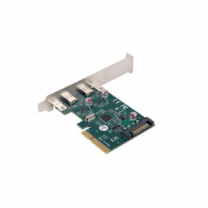 Lanberg PCI-Express X1 Card to 2X USB-C 3.2 GEN 2X1 Low profile | PCE-UC3-002 - Image 4