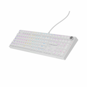 Genesis Thor 404 | Mechanical Gaming Keyboard | Wired | US | Gateron Yellow Pro | White - Image 7