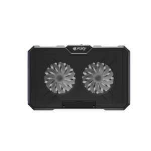 Fury Laptop Cooler Cooling Pad Fury Gunbai G3 Fans, RGB LED Light, 2 USB, 14.1-17.3" - Image 2