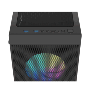 Fury PC Case | SHOBO SH8F ARGB | Black | Midi Tower - Image 5