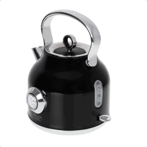 Adler | Kettle with a Thermomete | AD 1346b | Electric | 2200 W | 1.7 L | Stainless steel | 360° rotational base | Black - Image 3