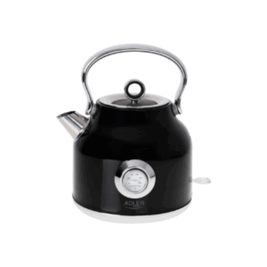 Adler | Kettle with a Thermomete | AD 1346b | Electric | 2200 W | 1.7 L | Stainless steel | 360° rotational base | Black - Image 8