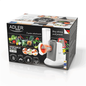 Adler | Vegetable Slicer | AD 4815 | White/Grey | 150 W - Image 9