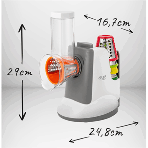 Adler | Vegetable Slicer | AD 4815 | White/Grey | 150 W - Image 10