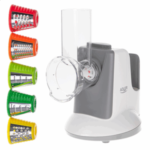 Adler | Vegetable Slicer | AD 4815 | White/Grey | 150 W - Image 2