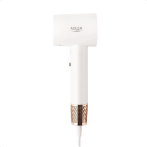 Adler Hair Dryer | SUPERSPEED AD 2272 | 1800 W | Number of temperature settings 3 | Ionic function | White - Image 2