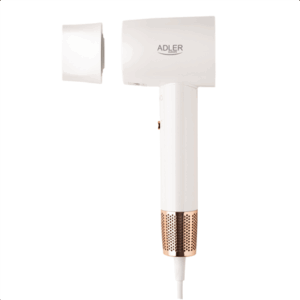Adler Hair Dryer | SUPERSPEED AD 2272 | 1800 W | Number of temperature settings 3 | Ionic function | White - Image 3