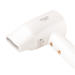 Adler Hair Dryer | SUPERSPEED AD 2272 | 1800 W | Number of temperature settings 3 | Ionic function | White - Image 6
