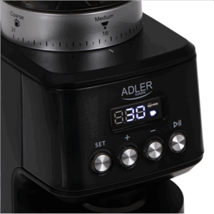 Adler Burr Coffee Grinder | AD 4300 | 180 W | Coffee beans capacity 300 g | Black - Image 11