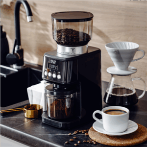 Adler Burr Coffee Grinder | AD 4300 | 180 W | Coffee beans capacity 300 g | Black - Image 12