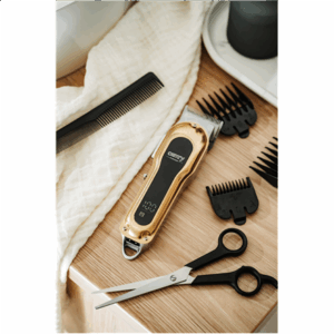 Camry Hair clipper with LCD display | CR 2844 | Cordless | Number of length steps 4 | Gold - Image 10