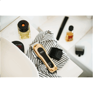 Camry Hair clipper with LCD display | CR 2844 | Cordless | Number of length steps 4 | Gold - Image 8