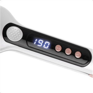 Adler Hair Straightener - Wide | AD 2325 | Ceramic heating system | Display LCD | Temperature (min) 150 °C | Temperature (max) 210 °C | Number of heating levels 7 | 120 W | White - Image 4