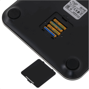 Adler | Smart Bathroom Scale | AD 8187 | Maximum weight (capacity) 180 kg | Accuracy 100 g | Body Mass Index (BMI) measuring | Black - Image 4