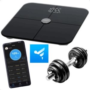 Adler | Smart Bathroom Scale | AD 8187 | Maximum weight (capacity) 180 kg | Accuracy 100 g | Body Mass Index (BMI) measuring | Black - Image 5