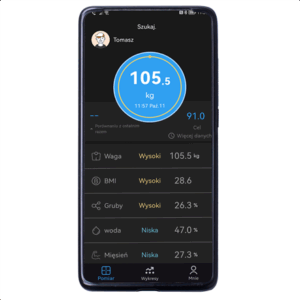 Adler | Smart Bathroom Scale | AD 8187 | Maximum weight (capacity) 180 kg | Accuracy 100 g | Body Mass Index (BMI) measuring | Black - Image 6