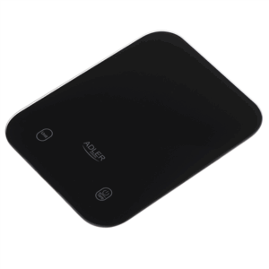 Adler Kitchen Scale | AD 3181b | Graduation 1 g | Display type LED | Black - Image 2