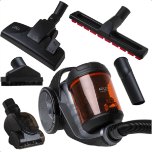 Adler Cyclone Vacuum Cleaner | AD 7065 | Bagless | Power 700 W | Dust capacity 1.6 L | Black/Red - Image 5