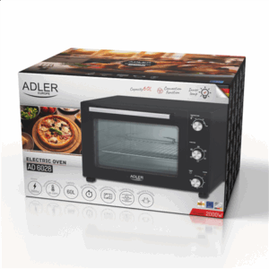 Adler Electric oven | AD 6028 | 60 L | 2000 W | Black - Image 2