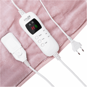 Adler | Electric heating throw-blanket, 160 x 180 cm | AD 7443 | Number of heating levels 7 | Number of persons 1 | Remote control | Super soft double-faced coral fleece | 110-120 W - Image 4