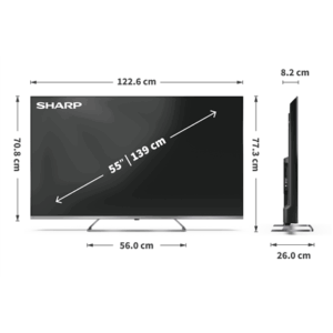 Sharp 4K Ultra HD QLED MiniLED TV | 55JP7265E | 55 | Google TV | UHD - Image 7