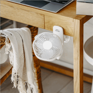 Adler Rechargeable fan with clip | AD 7335 | Table Fan | 6 W | Diameter 12.7 cm | Number of speeds 3 | Oscillation | White - Image 13
