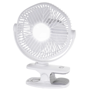 Adler Rechargeable fan with clip | AD 7335 | Table Fan | 6 W | Diameter 12.7 cm | Number of speeds 3 | Oscillation | White - Image 3