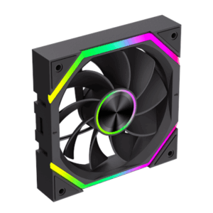 Gamemax FN12A-N2 WL-R | Case fan | Black - Image 5