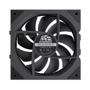 Gamemax FN12A-N2 WL-R | Case fan | Black - Image 7