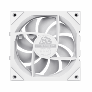 Gamemax FN12A-N2 WL-RW | Case fan | White - Image 7