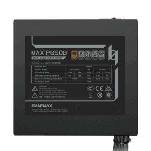 Gamemax PSU | MAX P650B | 650 W | Bronze | Non-Modular - Image 7