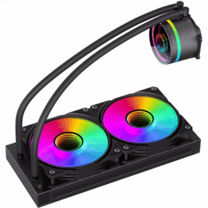 Gamemax CPU Liquid Cooler | ICEBURG 240 INFINITY | Black - Image 2