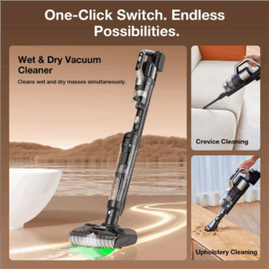 Jimmy Vacuum Cleaner and Washer | PW11 Plus | Cordless operating | Washing function | 400 W | 21.6 V | Operating time (max) 40-75 min | Black/Silver - Image 4