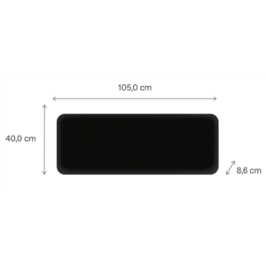 Mill Invisible Smart WiFi Heater | PA1300WIFI4B | Panel Heater | 1300 W | Suitable for rooms up to 15-19 m² | Black | IPX4 - Image 7