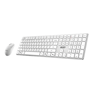 MSI FORGE K210 WIRELESS COMBO WHITE US | Keyboard and Mouse Set | Wireless | Mouse included | US | White - Image 2