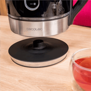 Cecotec Kettle | Thermosense 400 VisionLight | Electric | 2200 W | 1.7 L | Stainless steel | 360° rotational base | Black/Stainless steel - Image 4