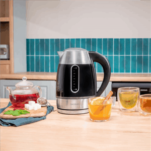 Cecotec Kettle | Thermosense 400 VisionLight | Electric | 2200 W | 1.7 L | Stainless steel | 360° rotational base | Black/Stainless steel - Image 5