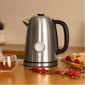 Cecotec Kettle | Thermosense 620 Vintage | Electric | 2200 W | 1.7 L | Stainless steel | 360° rotational base | Stainless steel - Image 3