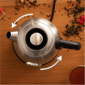Cecotec Kettle | Thermosense 620 Vintage | Electric | 2200 W | 1.7 L | Stainless steel | 360° rotational base | Stainless steel - Image 7