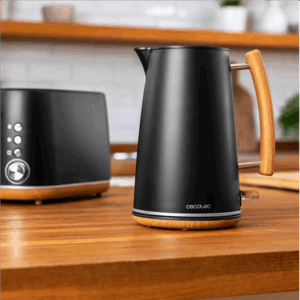 Cecotec Kettle | ThermoSense 400 | Electric | 3000 W | 1.7 L | Stainless steel | 360° rotational base | Black - Image 4
