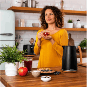Cecotec Kettle | ThermoSense 400 | Electric | 3000 W | 1.7 L | Stainless steel | 360° rotational base | Black - Image 5