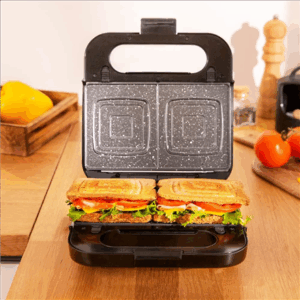 Cecotec Sandwich Maker | Rock’nToast 4in1 | 1000 W | Number of plates 4 | Black - Image 3