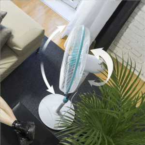 Cecotec EnergySilence 500 | Pedestal Fan | Stand Fan | 40 W | Diameter 40 cm | Number of speeds 3 | Oscillation | White/Blue - Image 4