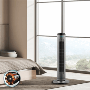 Cecotec EnergySilence 8190 Skyline Ionic | Tower Fan | Stand Fan | 60 W | Diameter 29 cm | Number of speeds 3 | Oscillation | Timer | Remote control | Grey - Image 4