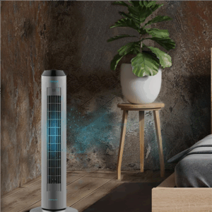 Cecotec EnergySilence 8190 Skyline Ionic | Tower Fan | Stand Fan | 60 W | Diameter 29 cm | Number of speeds 3 | Oscillation | Timer | Remote control | Grey - Image 5