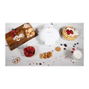 Cecotec Waffle Maker | Fun Gofrestone 3in1 | 700 W | Number of pastry 3 | Waffle/Muffin/Donut | White - Image 11